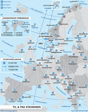 Til og fra Stavanger